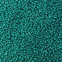 Seed beads 11/0 flaske grøn,10 gram
